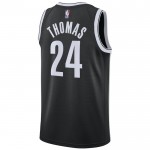 Maillot NBA Brooklyn Nets Cameron Thomas 24 Nike 2022-23 Icon Edition Noir Swingman - Homme